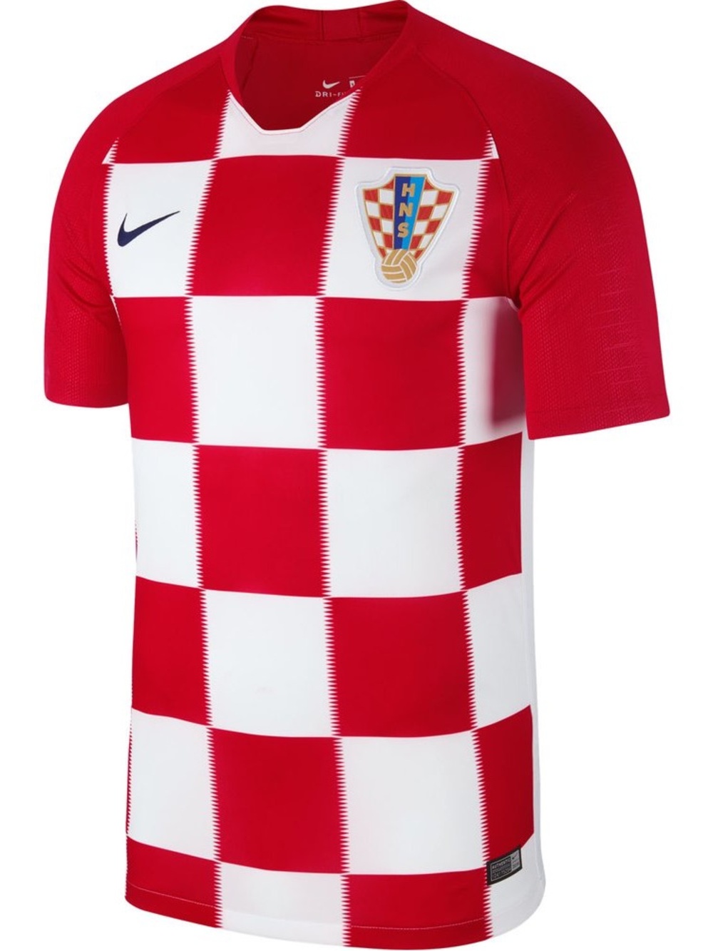 Nike Croatia 2018 World Cup National Team Red & White Soccer Home Jersey